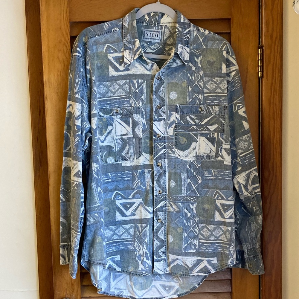 Vintage Nico men’s button down